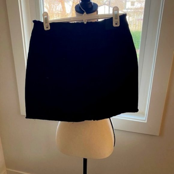 AKIRA labeled 8 of LA Black Studded Mini Skirt - Picture 2 of 2